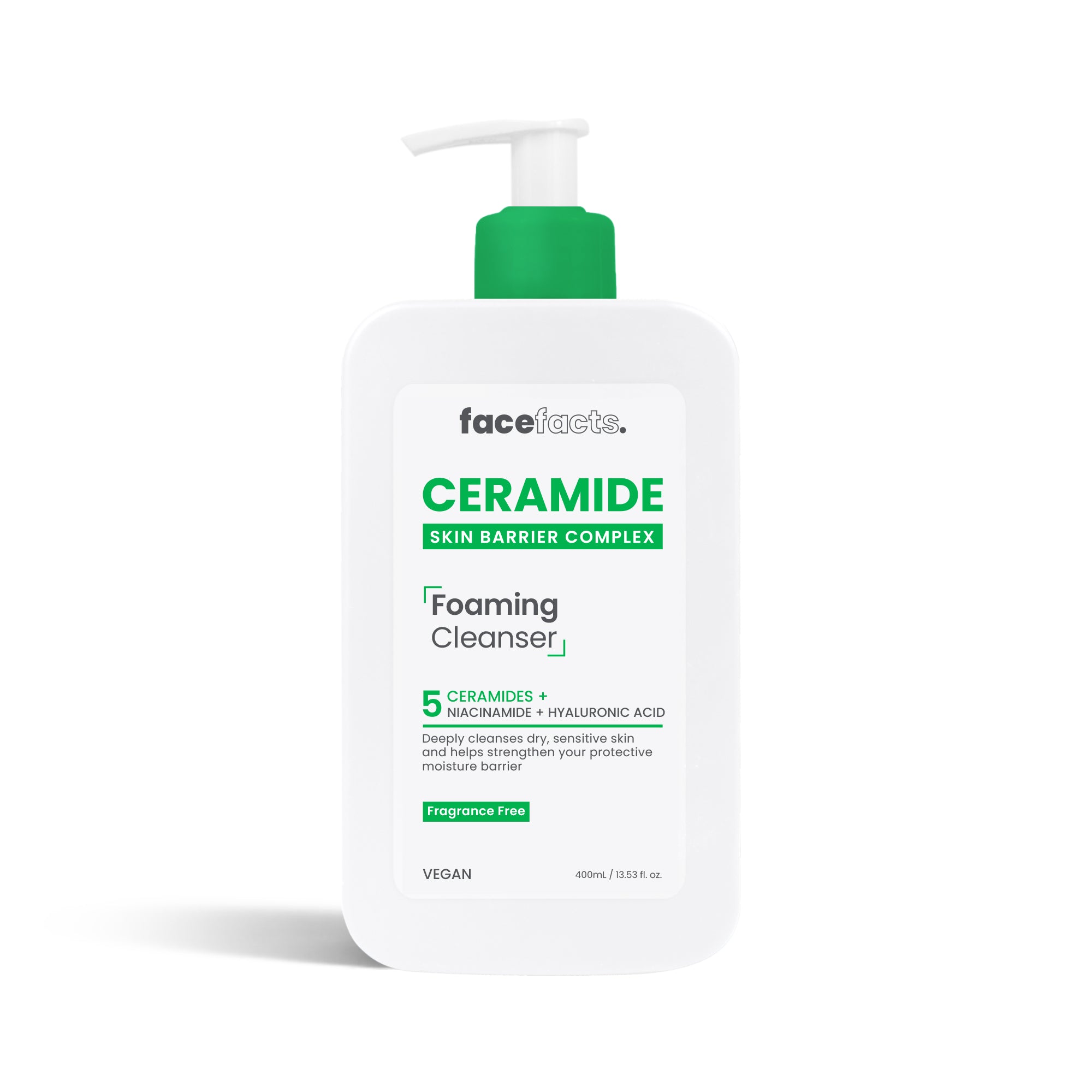 Ceramide Foaming Cleanser |Ideal for Sensitive Skin – FaceFacts