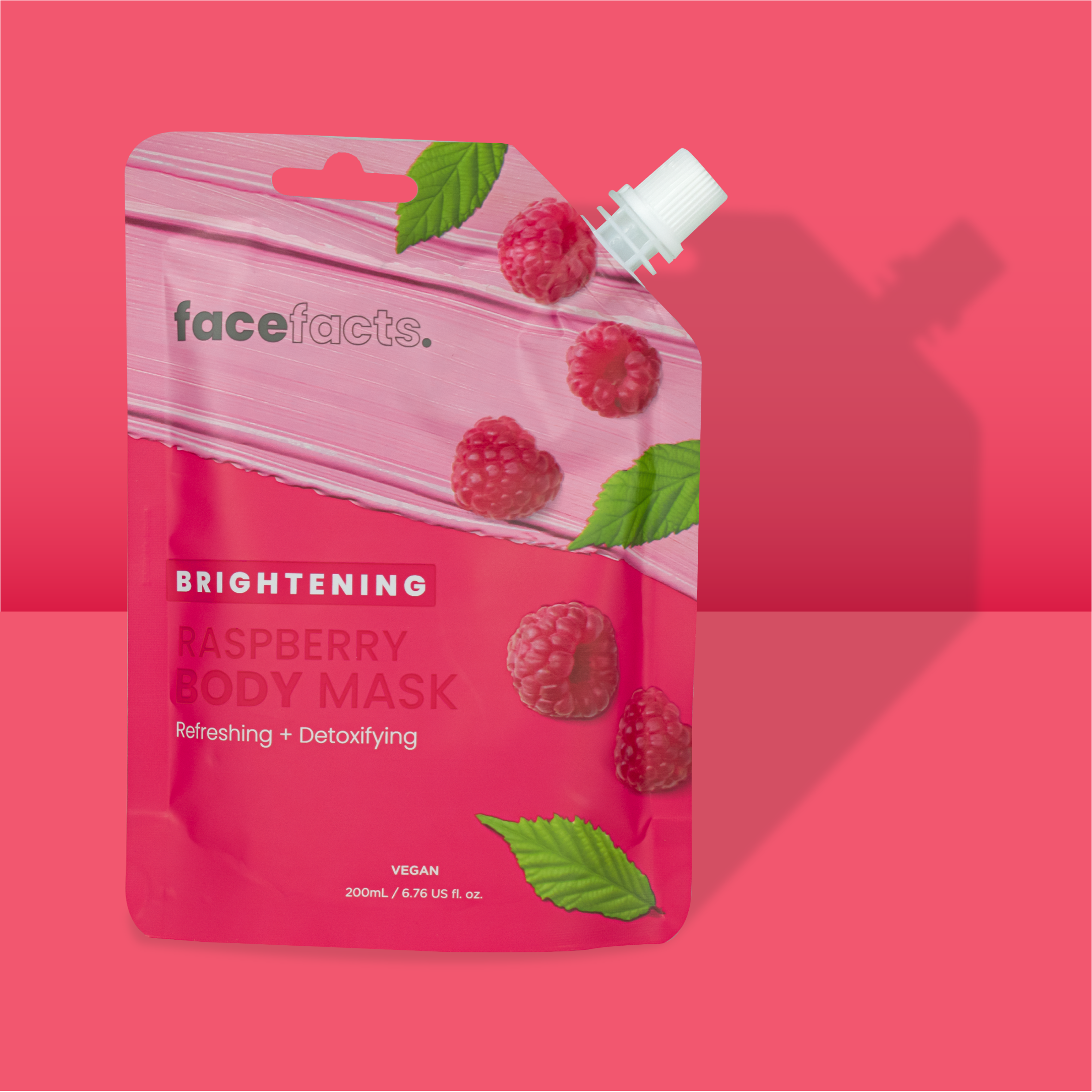 Brightening Raspberry Body Clay Mask | Vegan Friendly Body Mask – FaceFacts