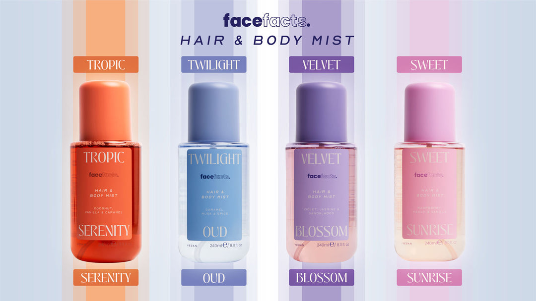 Meet the New Face Facts Hair & Body Mists: Your New Everyday Essential