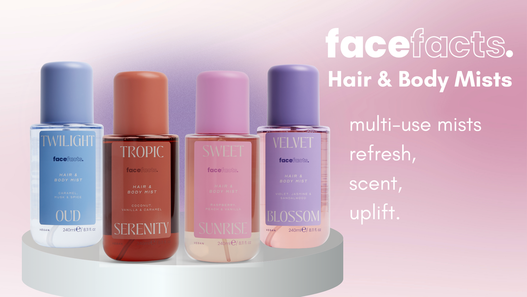 Meet the New Face Facts Hair & Body Mists: Your New Everyday Essential
