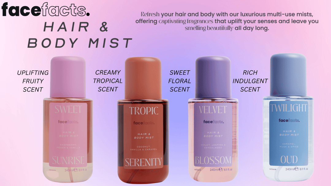 Meet the New Face Facts Hair & Body Mists: Your New Everyday Essential