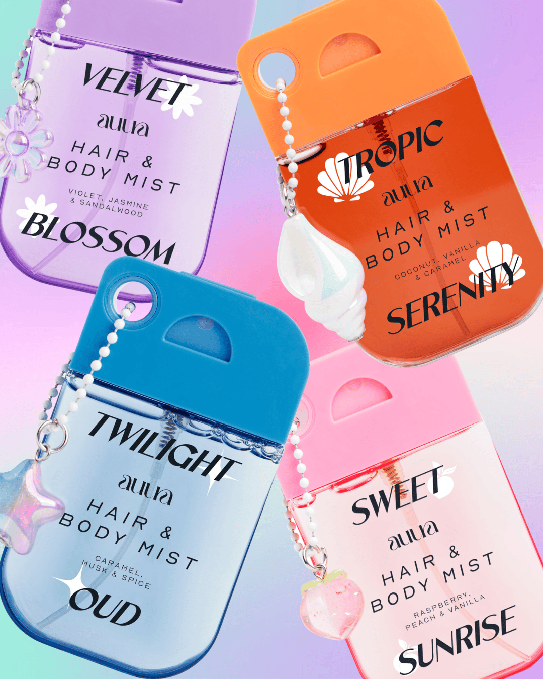 Travel Sized Hair & Body Mists