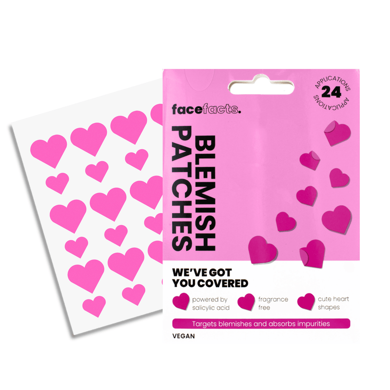 Face Facts Hydrocolloid Blemish Patches - Hearts