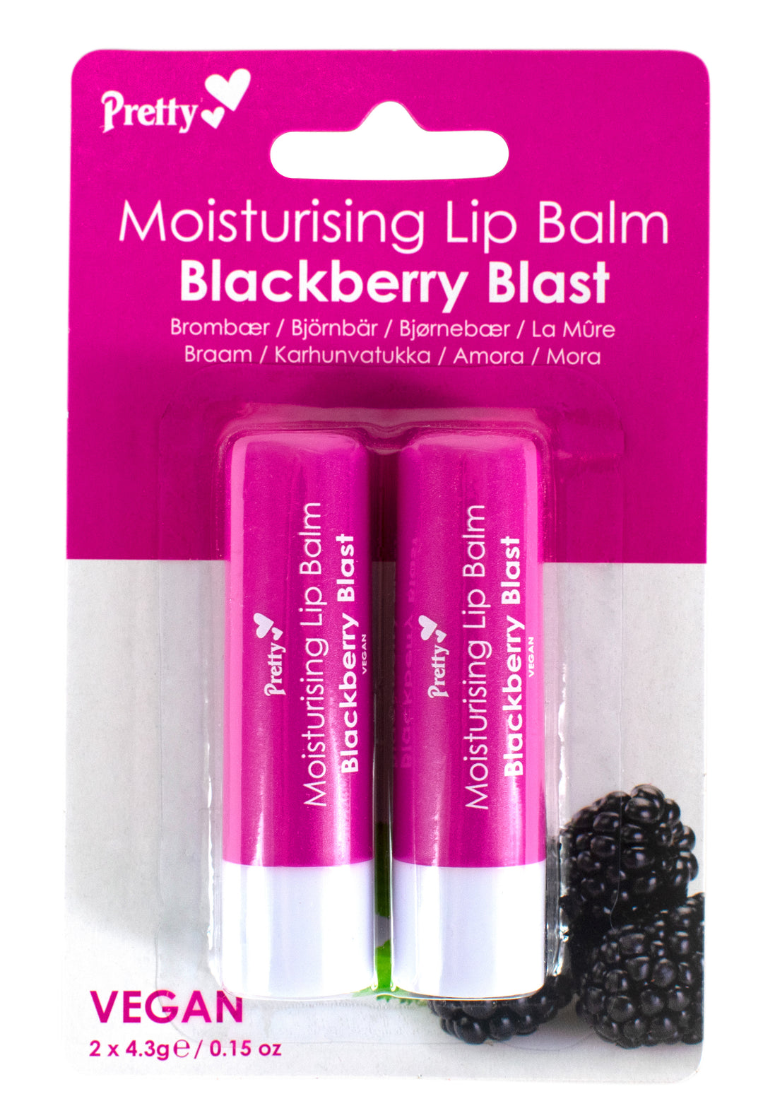 Pretty Blackberry Blast Moisturising Lip Balm