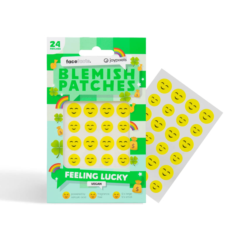 Face Facts X Joy Pixels Feeling Lucky Blemish Patches