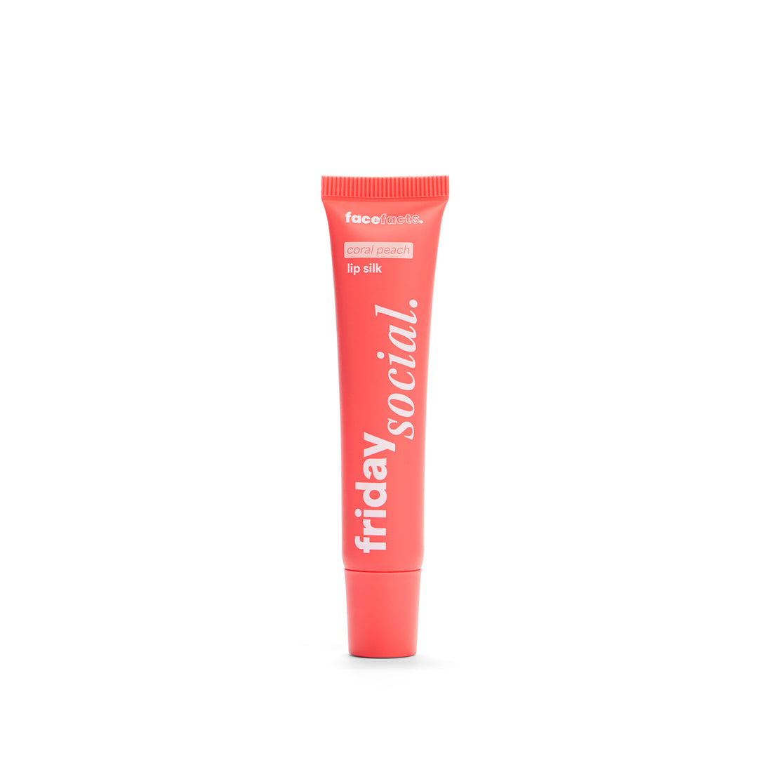 Friday Social Coral Peach Lip Silk