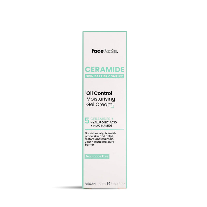 Face Facts Ceramide Oil Control Moisturising Gel Cream