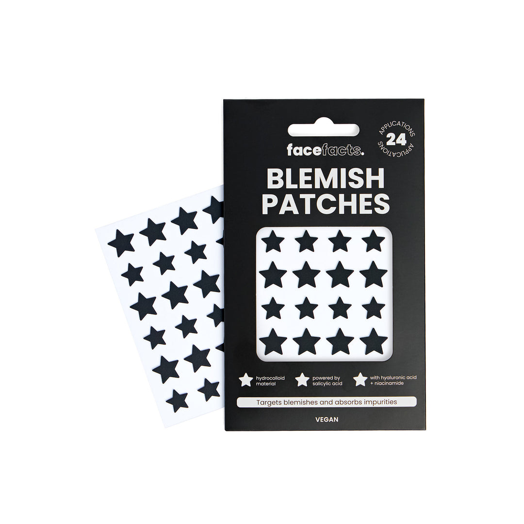 Hydrocolloid Blemish Patches - Black Star