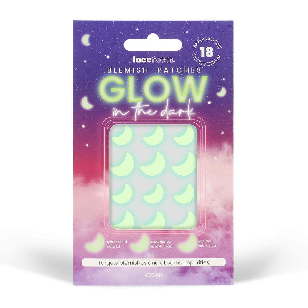 Hydrocolloid Blemish Patches - Glow in the Dark Moons