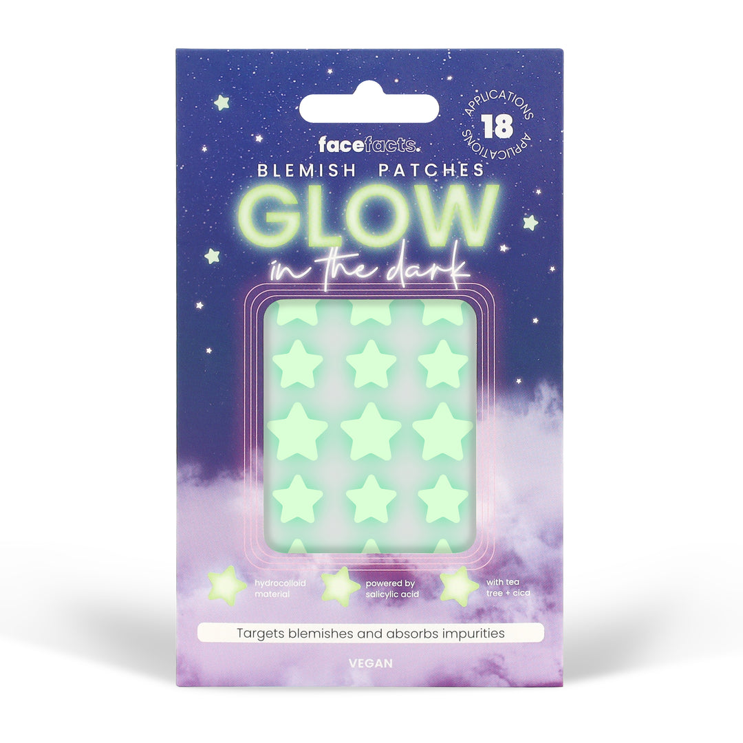 Hydrocolloid Blemish Patches - Glow in the Dark Stars