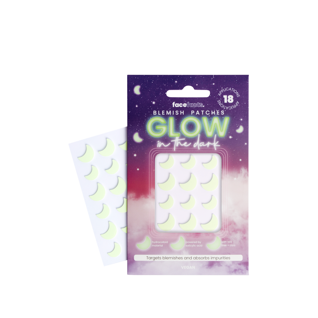Hydrocolloid Blemish Patches - Glow in the Dark Moons