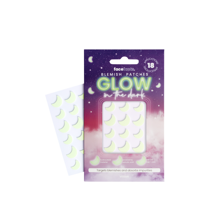 Hydrocolloid Blemish Patches - Glow in the Dark Moons