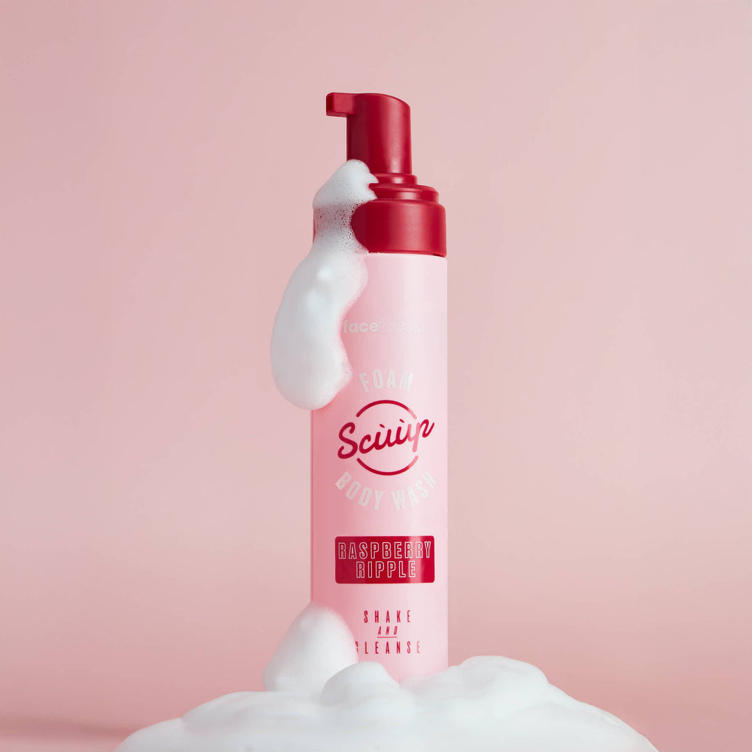 Scủủp Raspberry Ripple Foam Body Wash