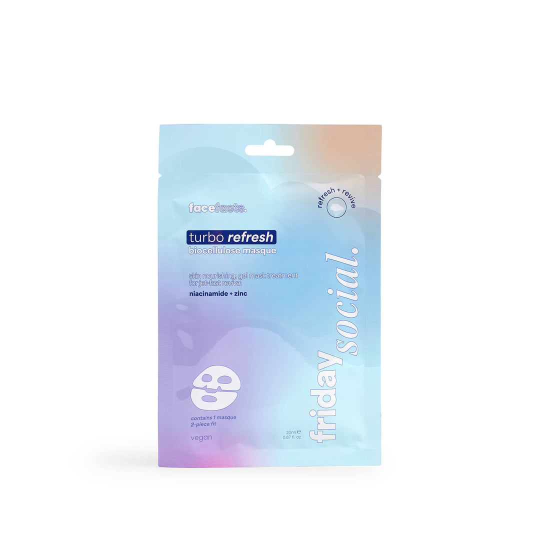 Friday Social Biocellulose Masque - Turbo Refresh