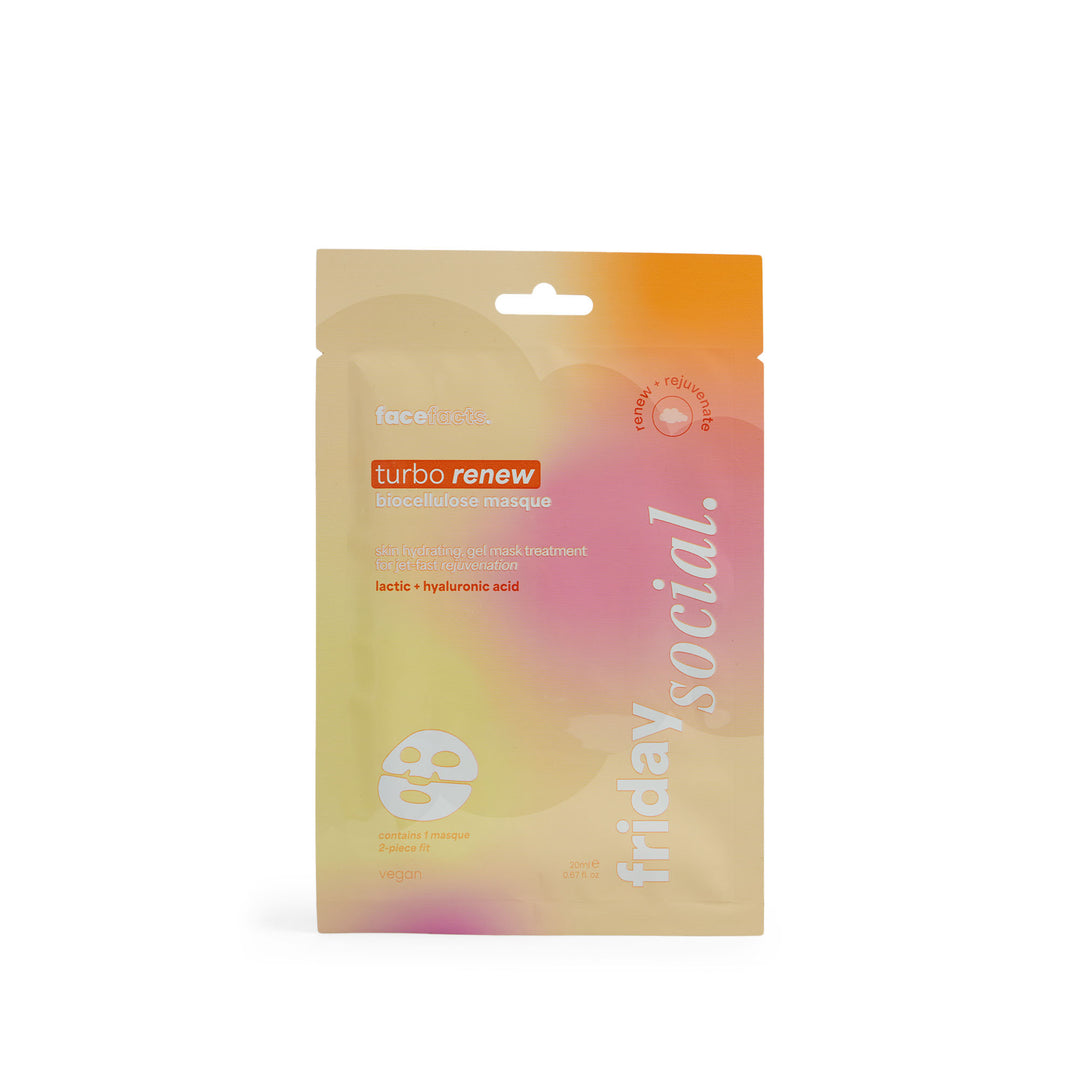 Friday Social Biocellulose Masque - Turbo Renew
