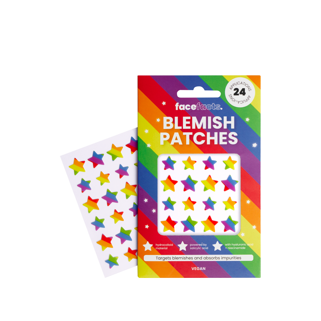 Hydrocolloid Blemish Patches - Rainbow Stars
