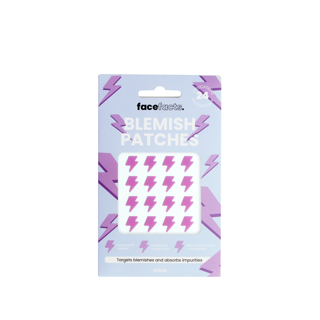 Hydrocolloid Blemish Patches - Purple Lightning Bolts