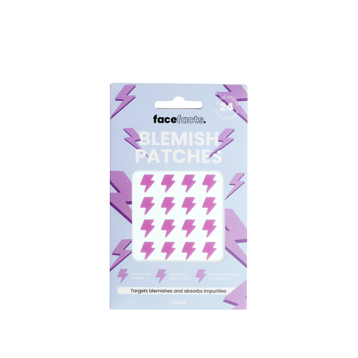 Hydrocolloid Blemish Patches - Purple Lightning Bolts