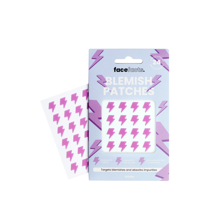 Hydrocolloid Blemish Patches - Purple Lightning Bolts