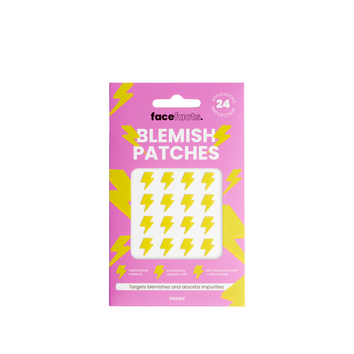 Hydrocolloid Blemish Patches - Yellow Lightning Bolts