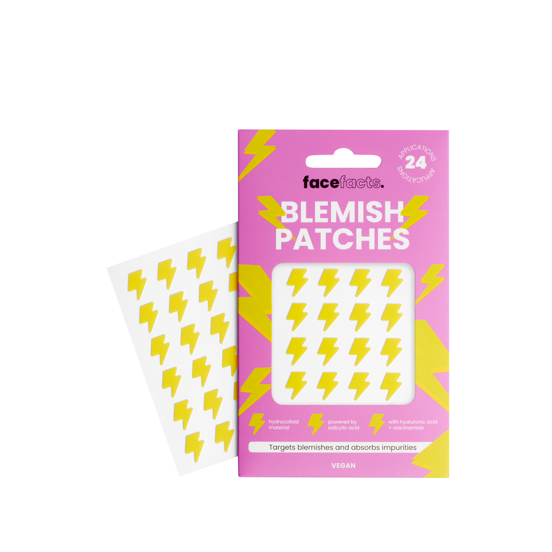 Hydrocolloid Blemish Patches - Yellow Lightning Bolts