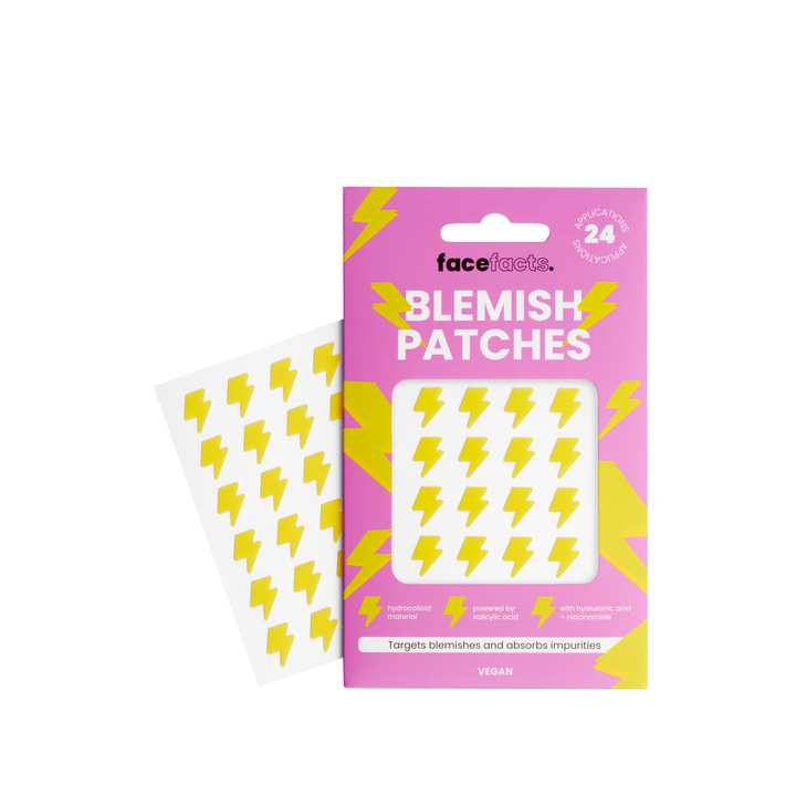 Hydrocolloid Blemish Patches - Yellow Lightning Bolts