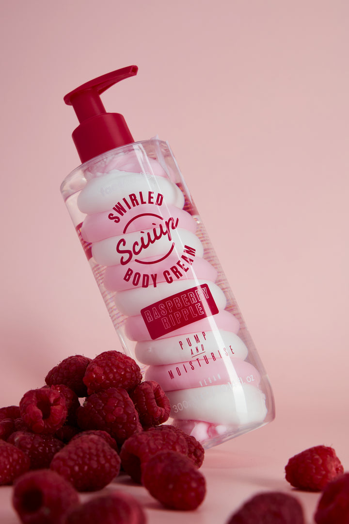 Scủủp Raspberry Ripple Swirled Body Cream