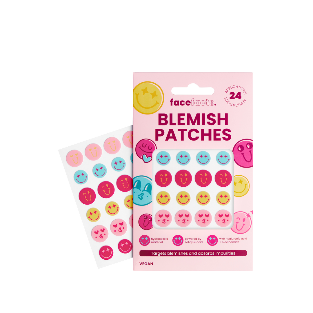 Hydrocolloid Blemish Patches - Smileys
