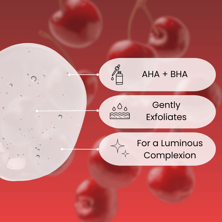 Cherry Bliss AHA + BHA Brightening Toner