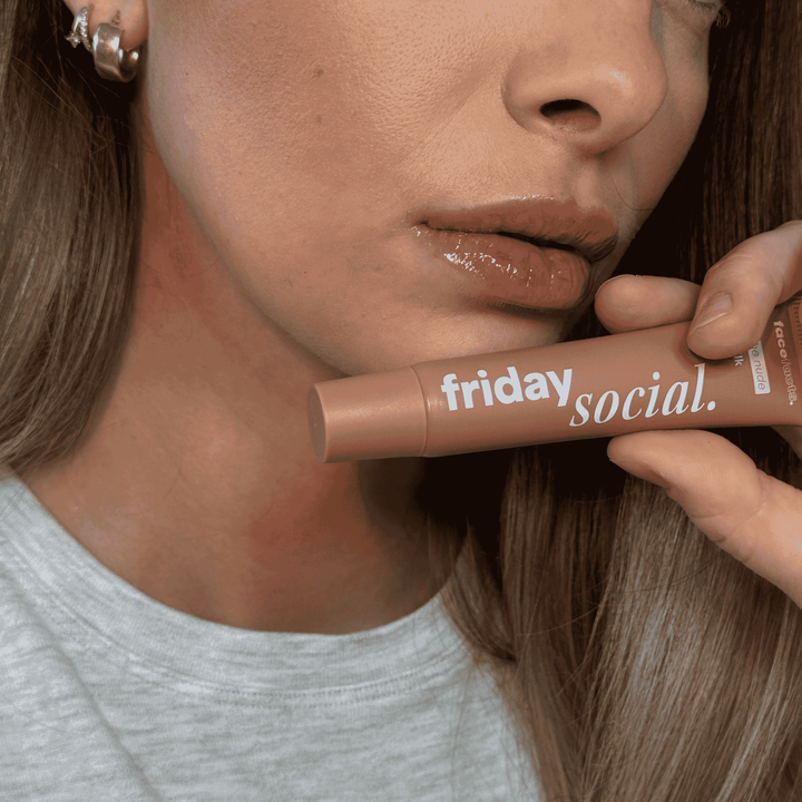 Friday Social In the Nude Lip Silk