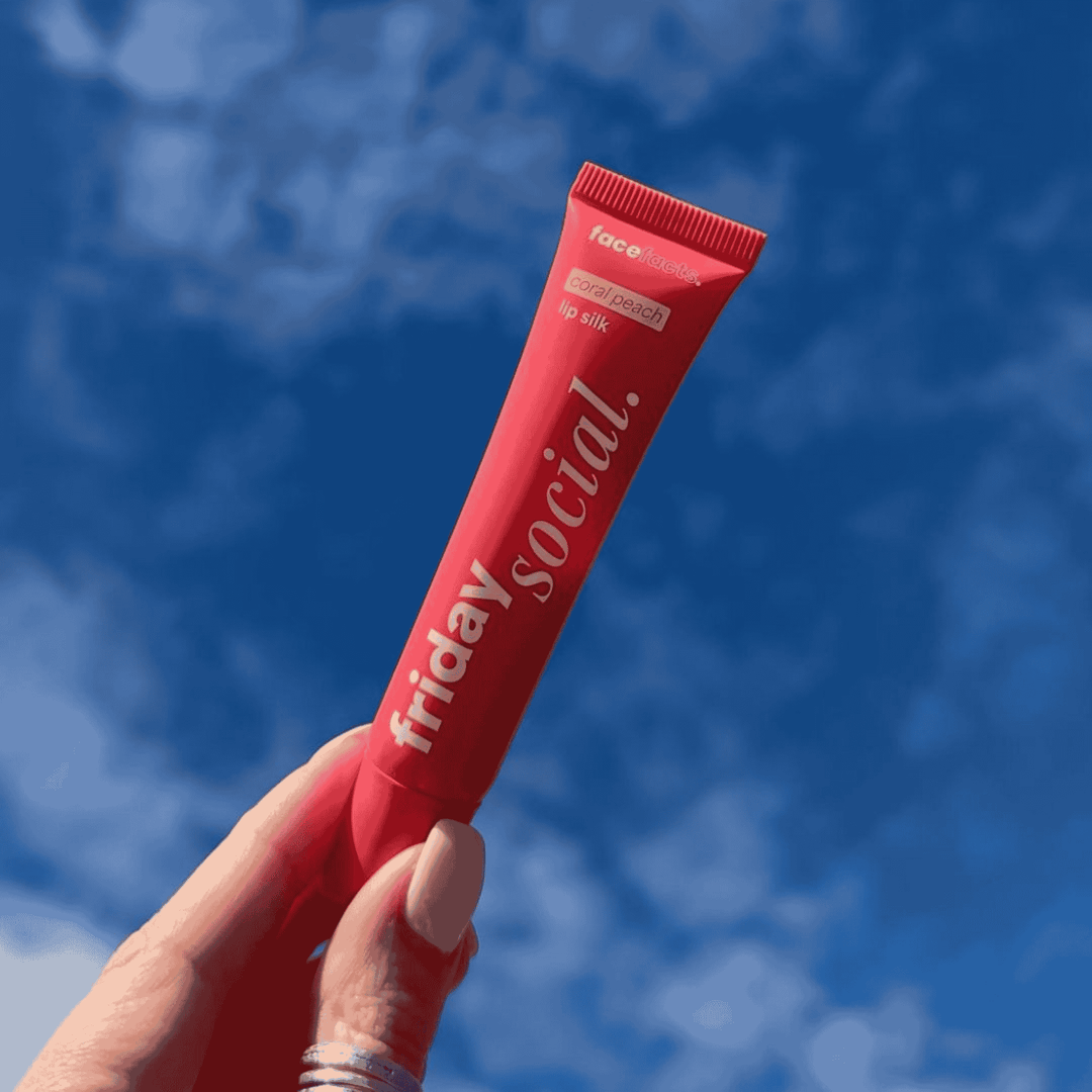 Friday Social Coral Peach Lip Silk