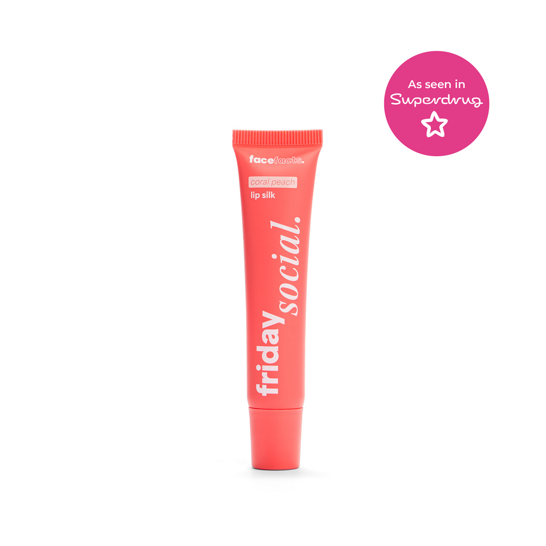 Friday Social Coral Peach Lip Silk