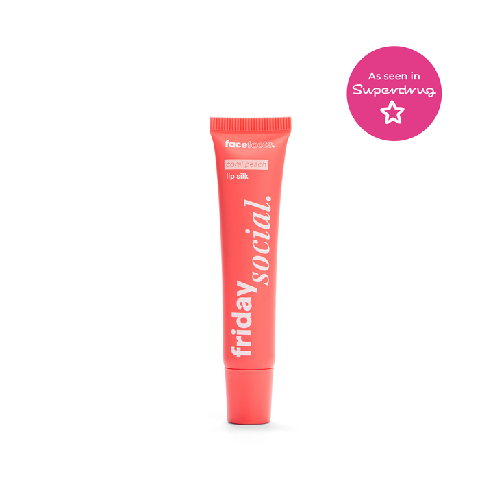 Friday Social Coral Peach Lip Silk