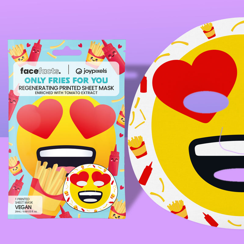 Joy Pixels Only Fries For You Regenerating Printed Sheet Mask