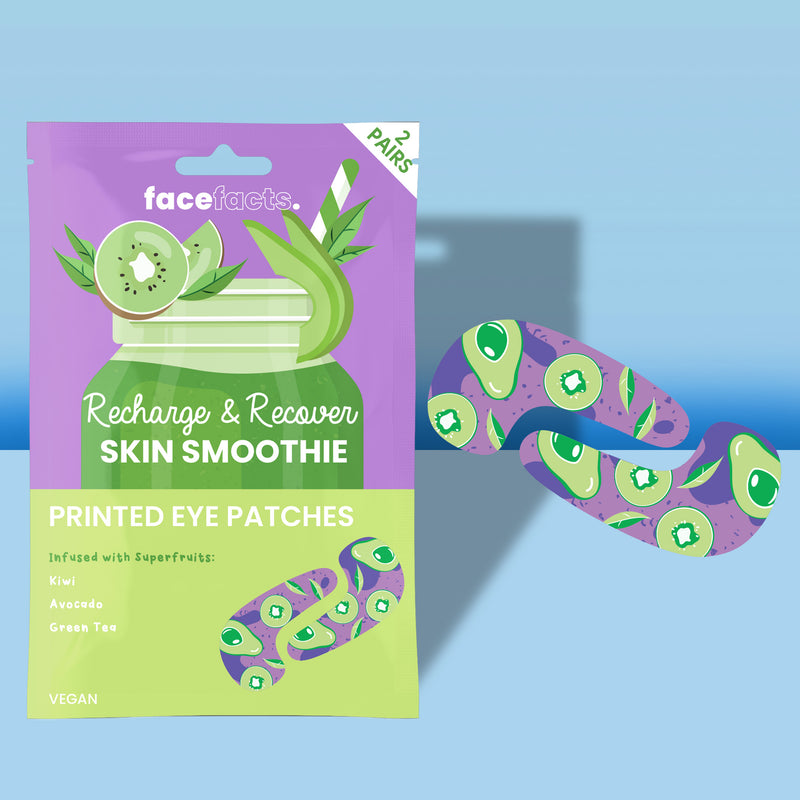 Skin Smoothie: Recharge & Recover Printed Eye Patches