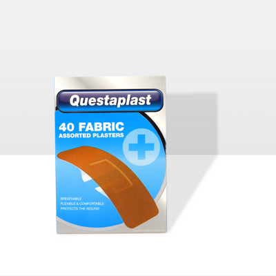 Questaplast 40 Assorted Fabric Plasters