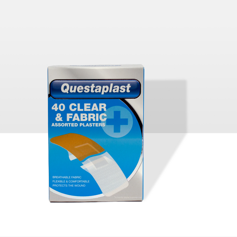 Questaplast 40 Assorted Fabric Plasters