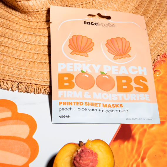 Perky Peach Boob Printed Sheet Masks