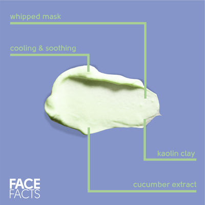 Brightening Cucumber Whipped Kaolin Clay Face Mask