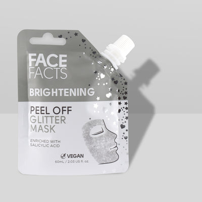 Brightening Silver Glitter Peel-Off Face Mask