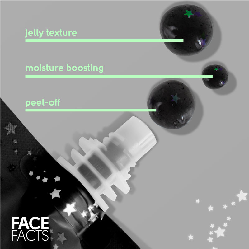 Cleansing Black Glitter Peel-Off Face Mask