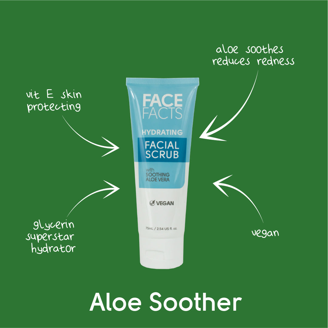 Face Facts Aloe Vera Hydrating Facial Scrub