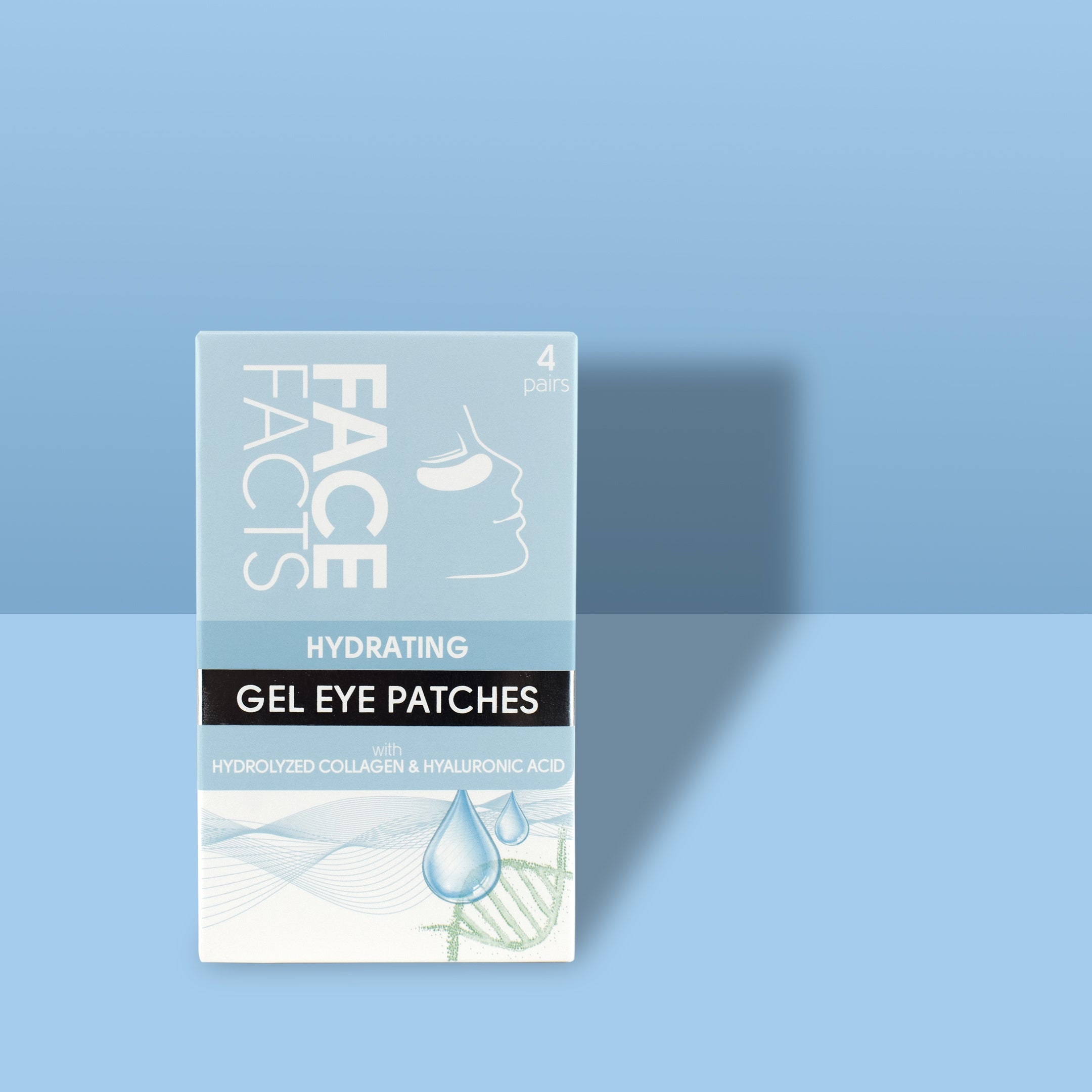 Hydrating Hyaluronic Acid UnderEye Gel Patches FaceFacts