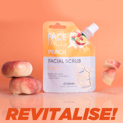 Revitalising Peach Facial Jelly Scrub