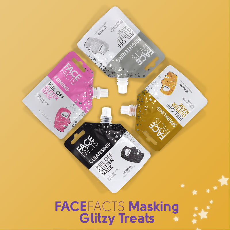 Sparkling Gold Peel-Off Glitter Face Mask