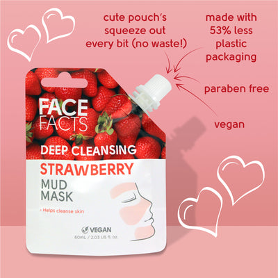 Cleansing Strawberry Kaolin Mud Face Mask