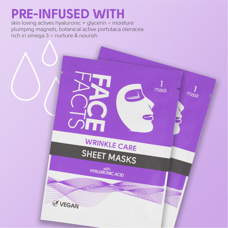 Wrinkle Care Instant Facial Sheet Mask